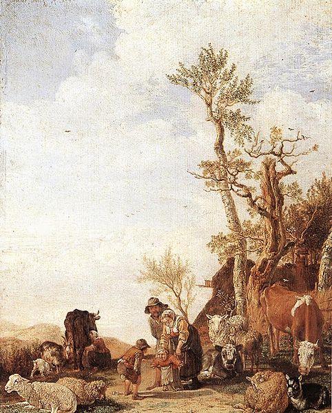 paulus potter Peasant Family with Animals oil painting picture
